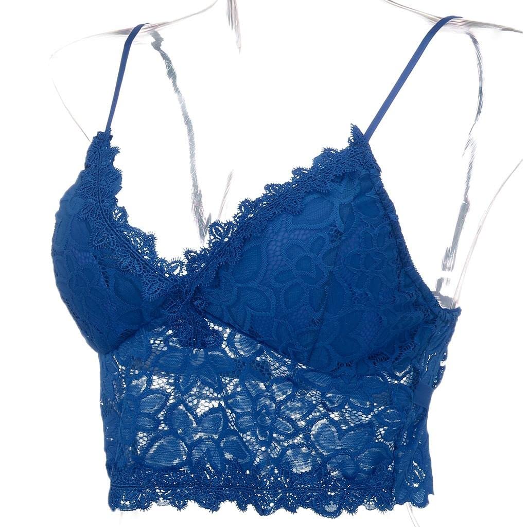 Soutien Gorge sans Armature - Col V Pas Cher Brassiere Femme Grande Taille Brassiere Dentelle Classique Couverture ComplèTe Push-Up Gilet Doux Soutien- Gorge De Sport