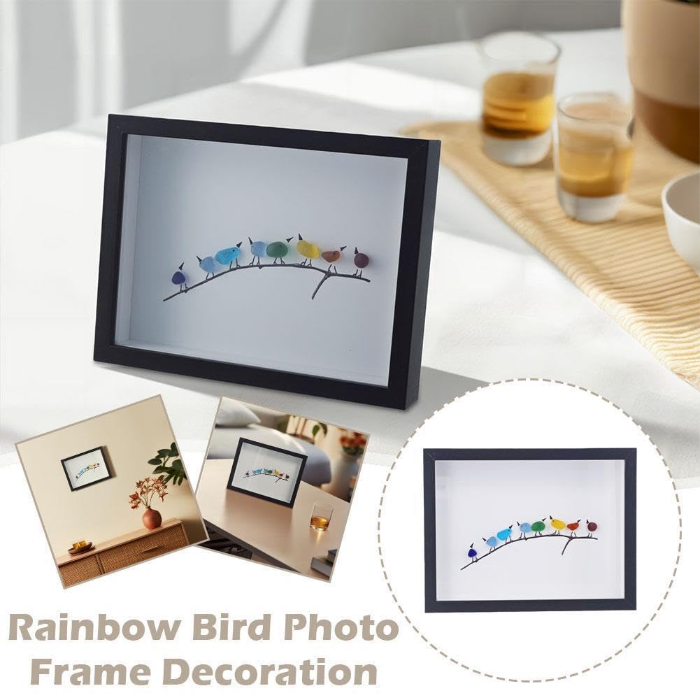 ⑨＊バイオレットガラスのハートリース＊シーグラスアート 1_66de03c13fede840874ce4577b41