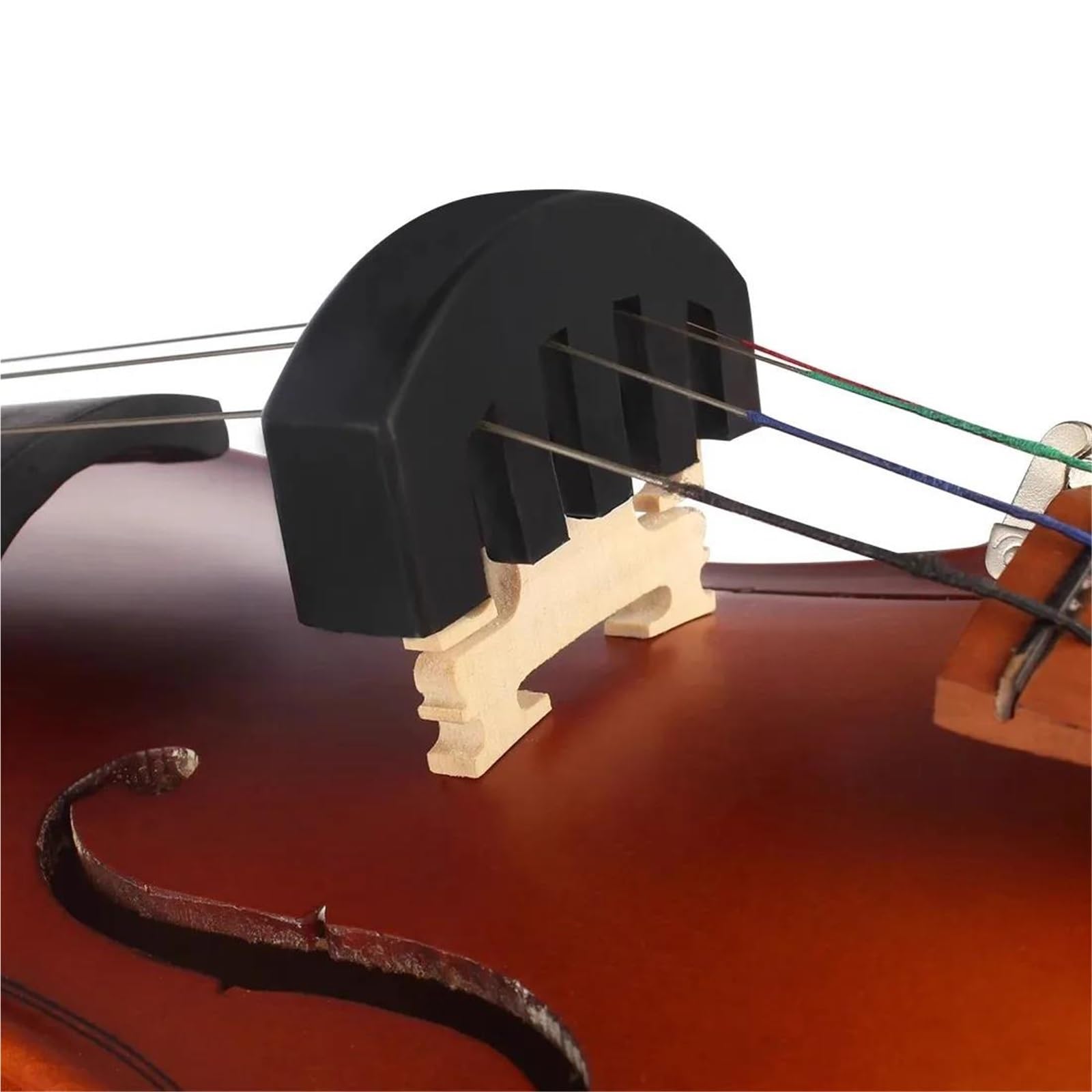 Accessori Per Strumenti A Violino Muto Per Pratica Del Violino Nero Durevole E Silenzioso Riduci Il Suono(10pcs)
