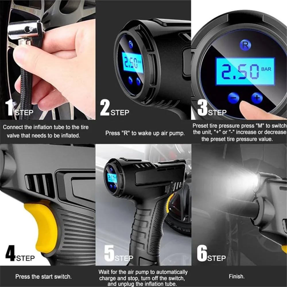 Compresseur Air Gonfleur de Pneu Gonfleur Electrique