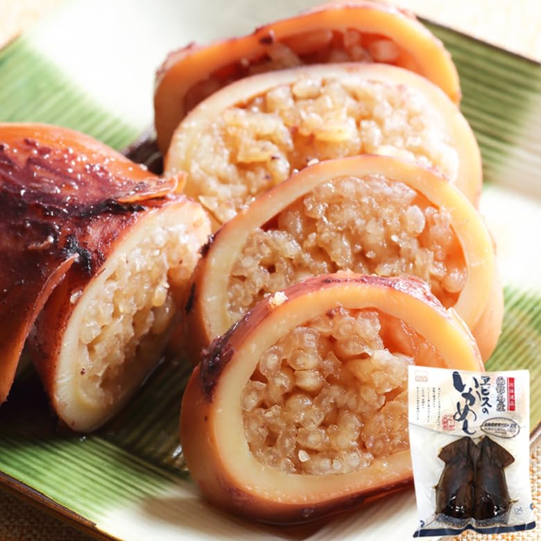 【北海道いいねマーケット】函館からお届け!リピーターさん続出！旨味たっぷり いかめし レトルト 煮物 イカ飯 おいしい 素材の味を活かし 手間暇かけて丁寧に造られた ヱビスパック