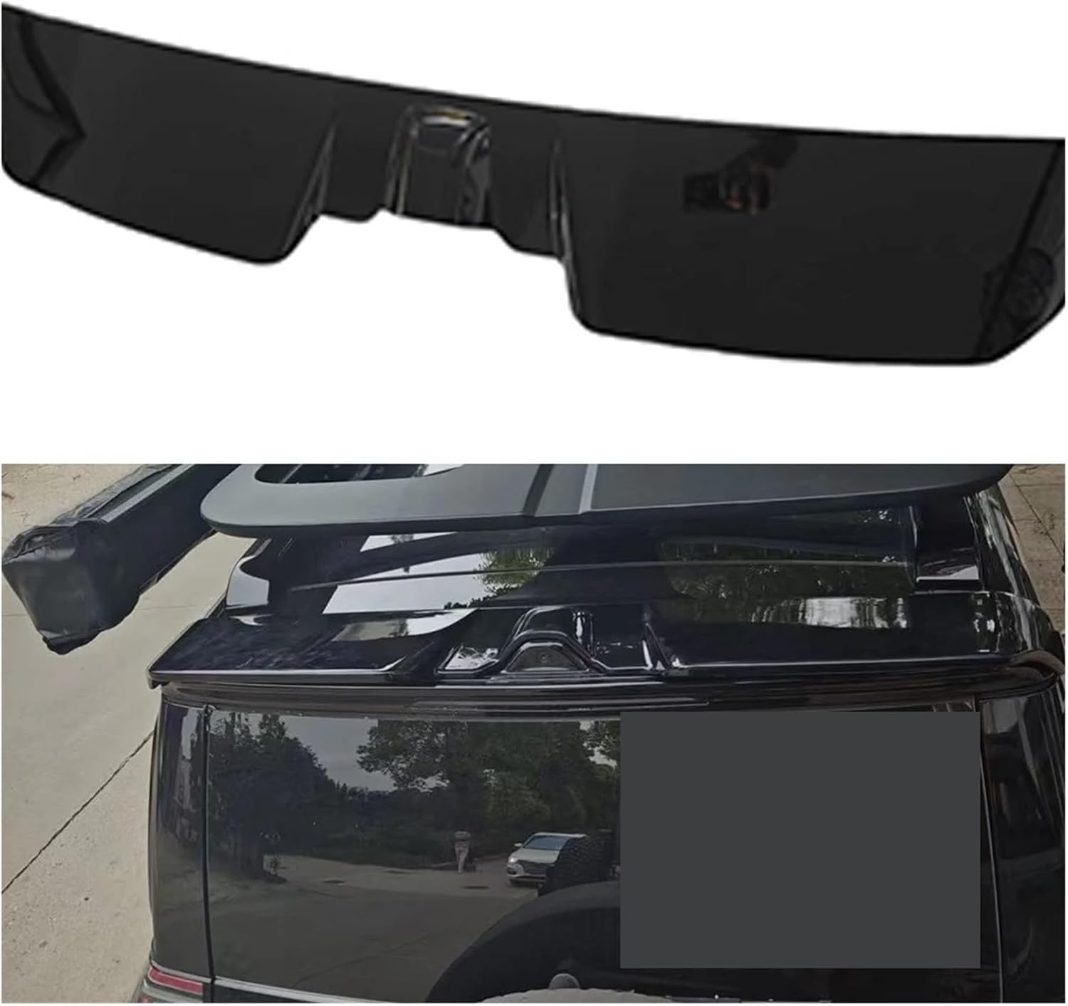 Compatible with BAIC JISHI polestone 01 Rox 01 Car Tail Wing Roof Fixed Wing Modified Paint Sports Rear Wing Car Exterior Trim Parts