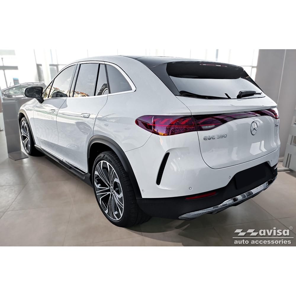 Protection De Seuil Arrière Inox Noir Pour Mercedes Classe E W214 2023+ - Style 'Ribs' - Pièce De Rechange