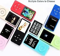 Vista 7 de Reproductor de MP3, reproductor de música con tarjeta micro SD de 16 GB, altavoz integrado/foto/reproducción de video/radio FM/grabadora