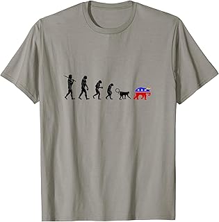 Funny Pro-Democrat Anti-Republican Devolution T-Shirt
