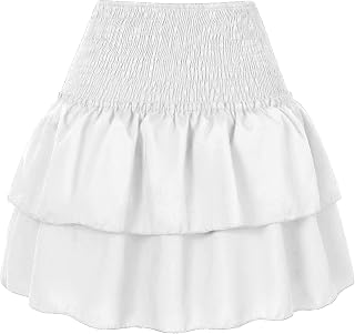 2025 - Falda sexy para mujer, falda plisada, volantes, falda impresa, falda de encaje plisada de moda
