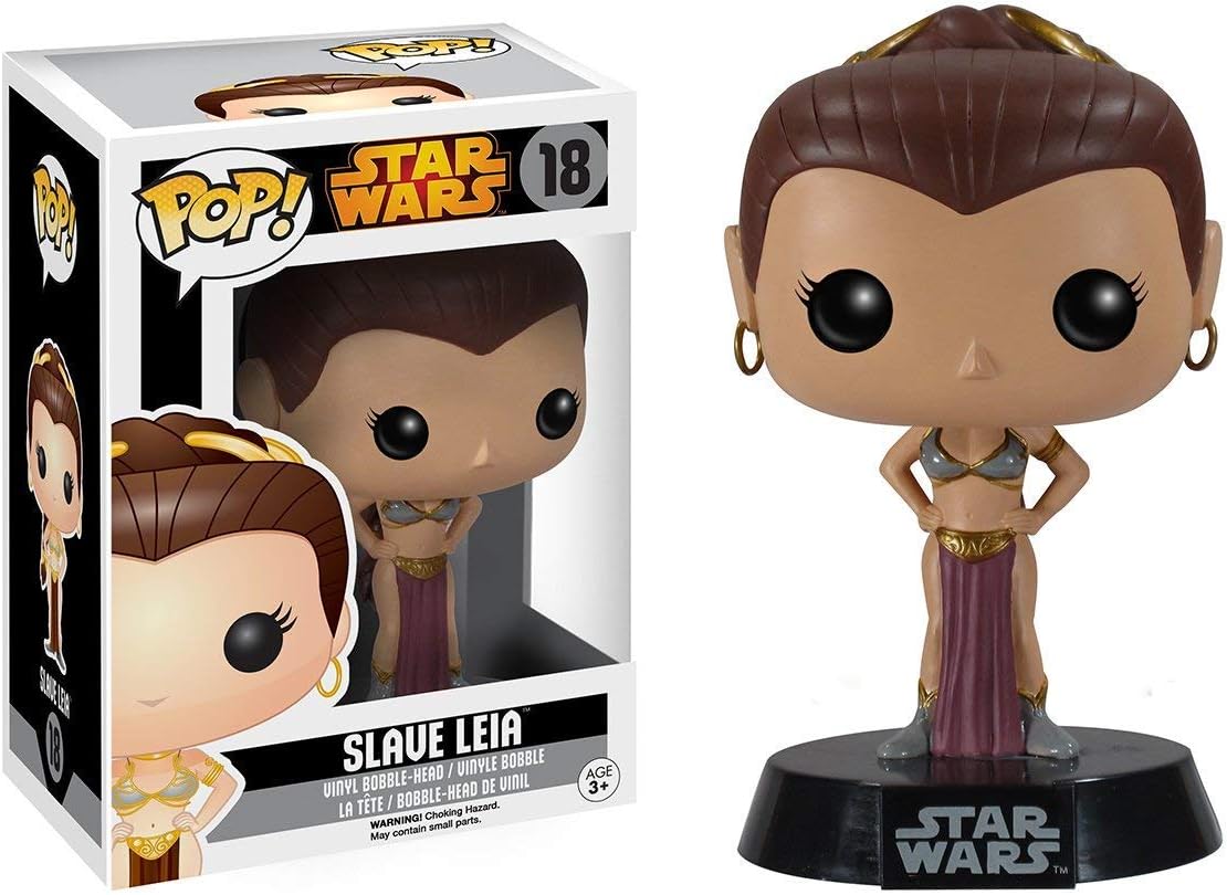 STAR WARS: Return of The Jedi - Slave Leia Funko Pop! Vinyl Bobble-Head Figure (Includes Compatible Pop Box Protector Case)
