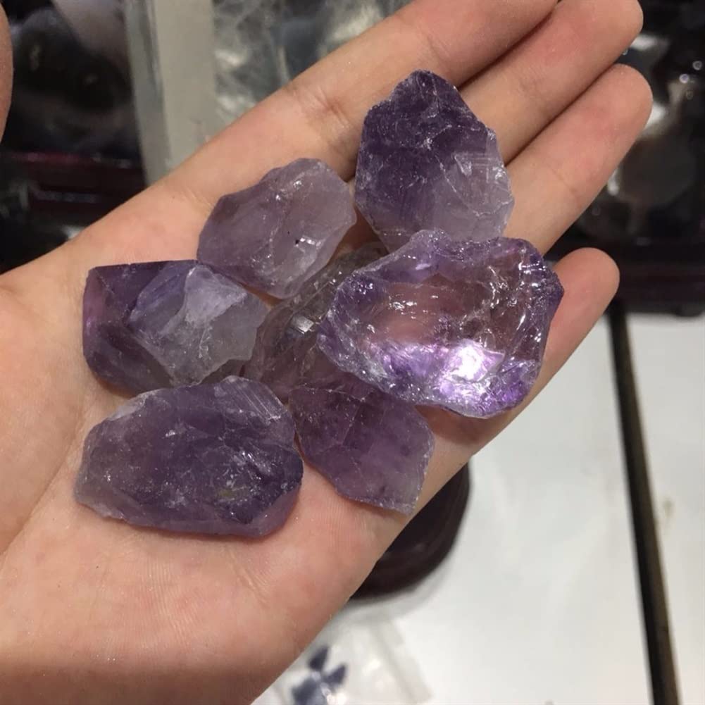 Améthyste brute naturelle de 100g en pierres de quartz cristal pour la décoration de maison