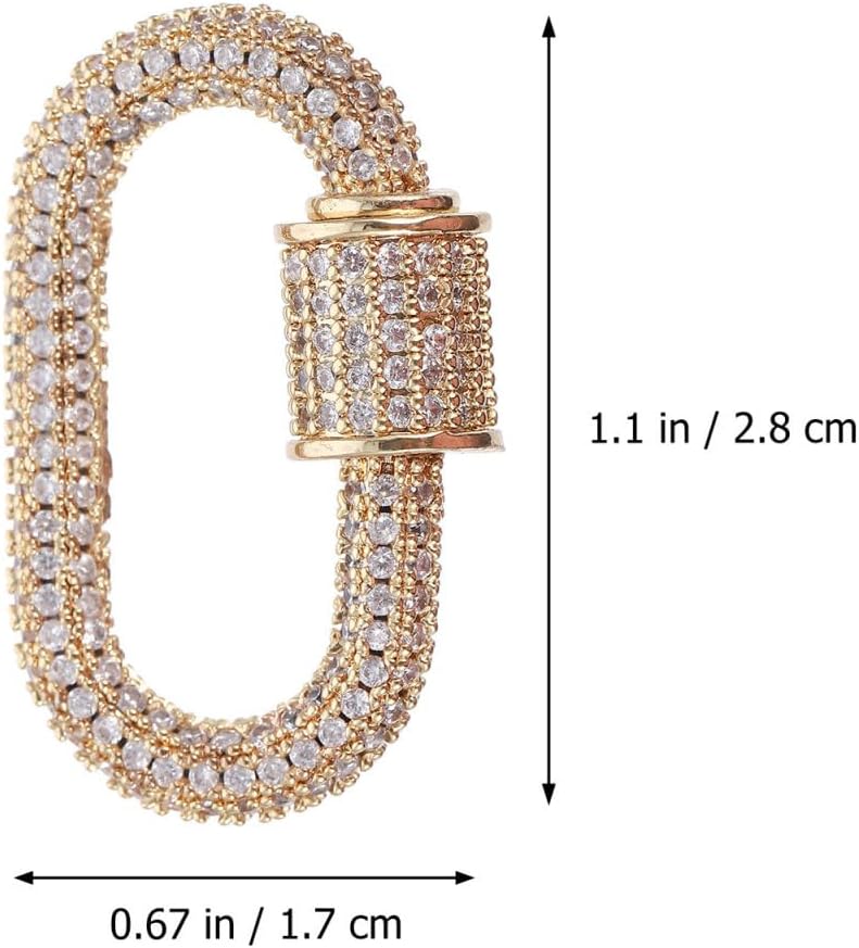 Jewelry Necklace Connecting Clasp Durable Oval Metal Lightweight Compact Necklace Connector for DIY Jewelry Making and Repair - Image 5