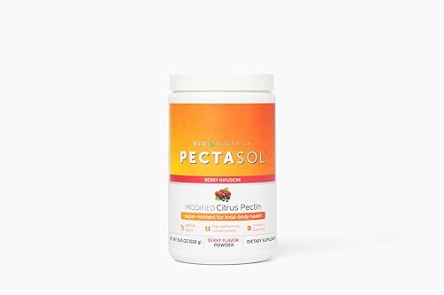 Miniatura 8 de PectaSol - Pectina cítrica modificada  19.44 oz de bayas en polvo  Suplemento de salud corporal total para apoyar el corazón, el sistema