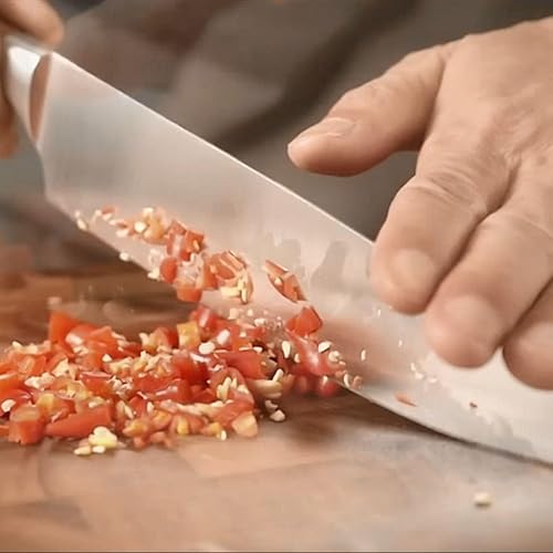 Miniatura 9 de Natura Series - Juego de 4 cuchillos de chef con caja de regalo, cuchillos de cocina ultra afilados con asas de madera natural