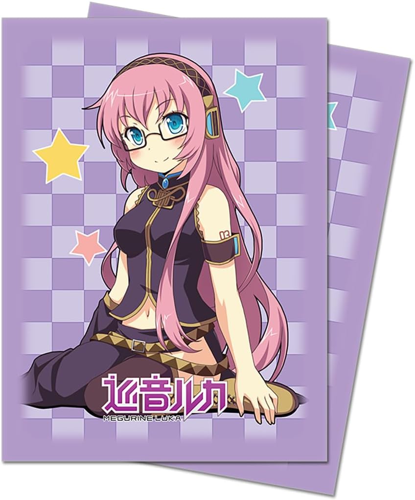 Official Hatsune Miku Luka Megane Deck Protector Sleeves (50 Count)