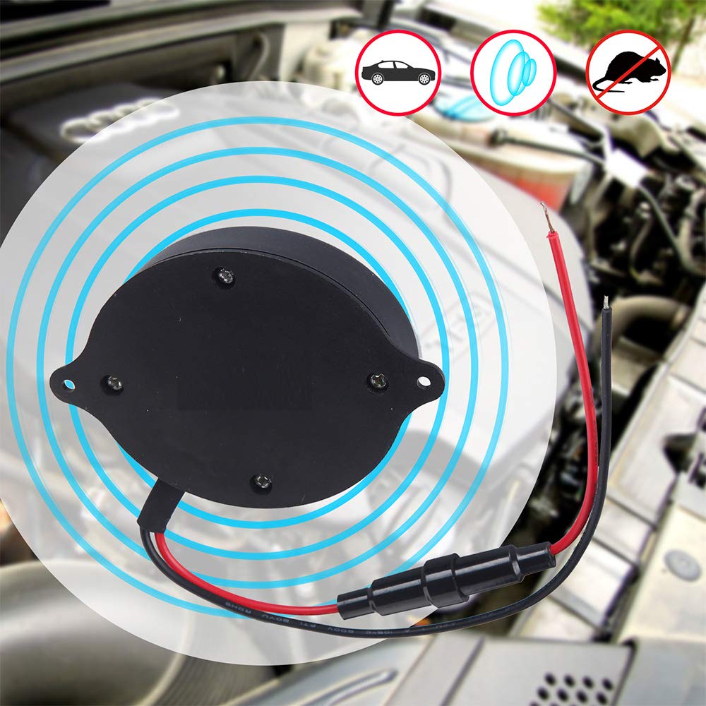 OBEST Marderschreck Auto Ultraschall - Mäuseabwehr Für Motorraum & Garten