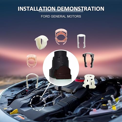 Miniatura 5 de Clips de línea de combustible, kit de repuesto de clips para automóviles, clips de línea de transmisión, caja de clip de retención de línea de