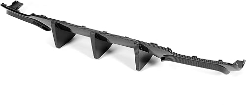 Miniatura 4 de KUAFU Difusor trasero compatible con Mercedes Benz W204 Clase C C63 2 puertas y 4 puertas parachoques borde alerón divisor - Fibra de carbono color