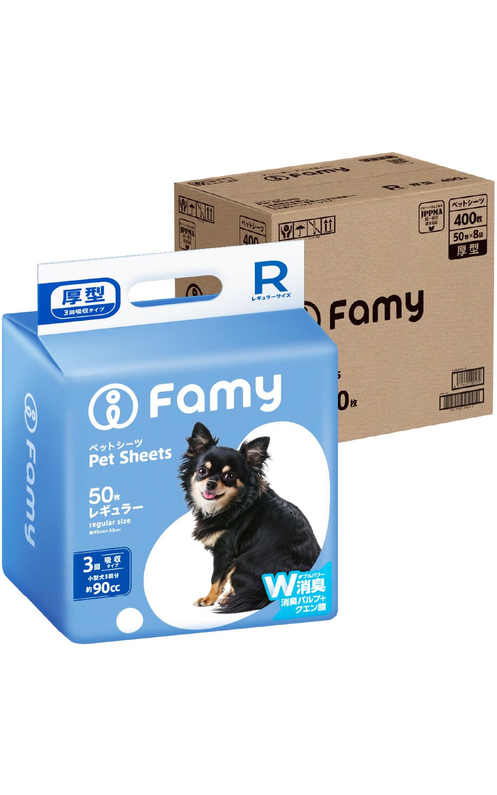 Famy ペットシーツ 厚型レギュラー 50枚×4袋