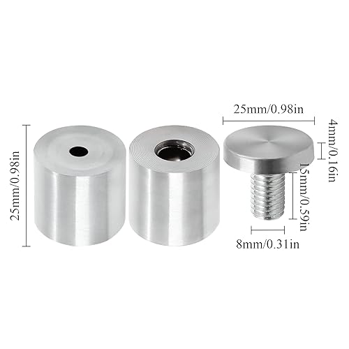 Vista 163 de Luomorgo Tornillos de acero inoxidable Negro