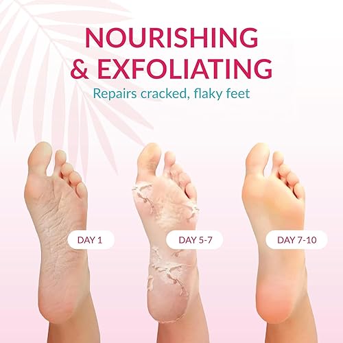 Miniatura 5 de Summer Foot Mascarilla exfoliante que elimina la piel muerta, removedor de callos dermatológicamente probado para pies secos y agrietados