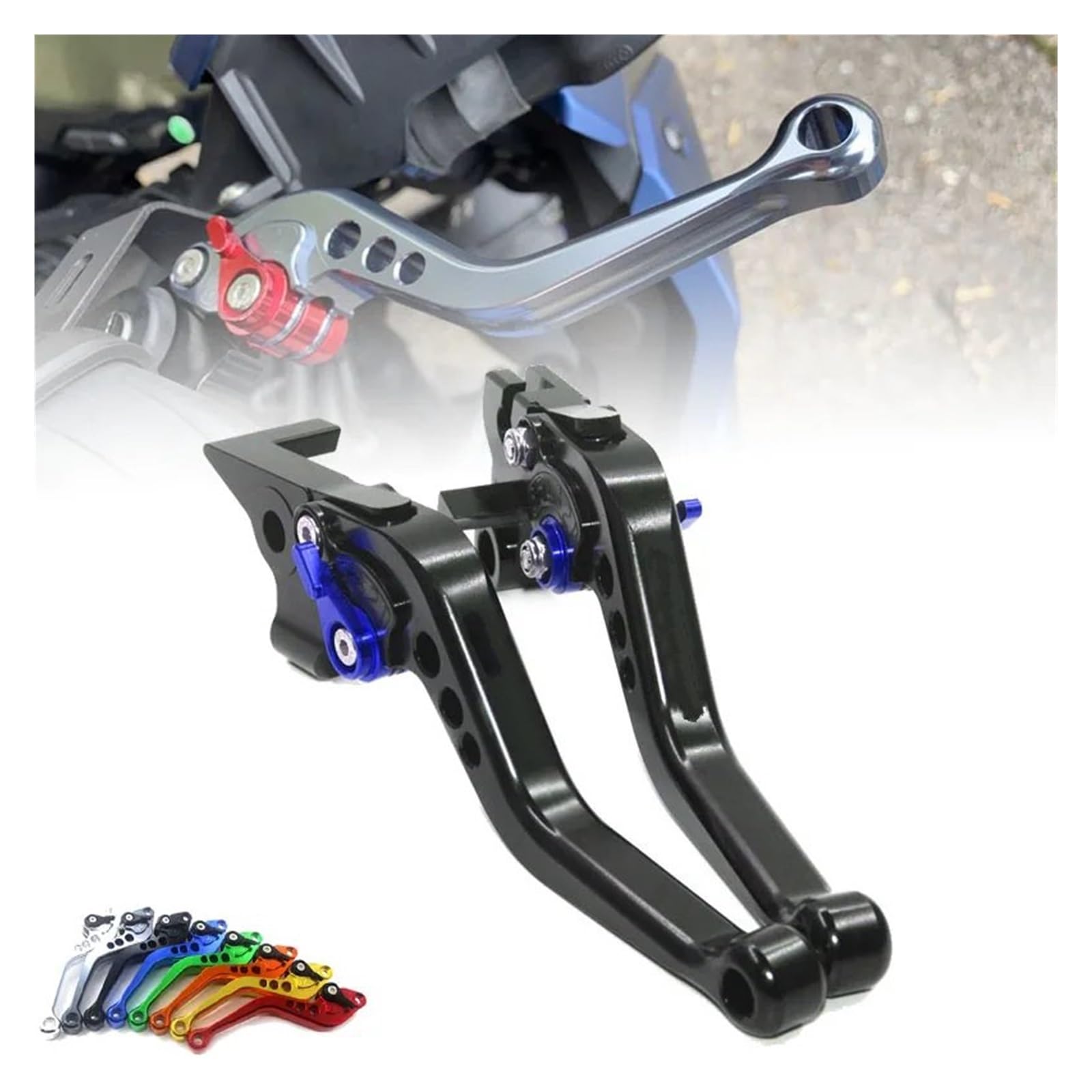 Per SUZUKI SV1000 SV 1000S 1000 S 2003 2004 2005 2006 2007 Moto Leve freno frizione corte Moto Leve Freno(Titanium)