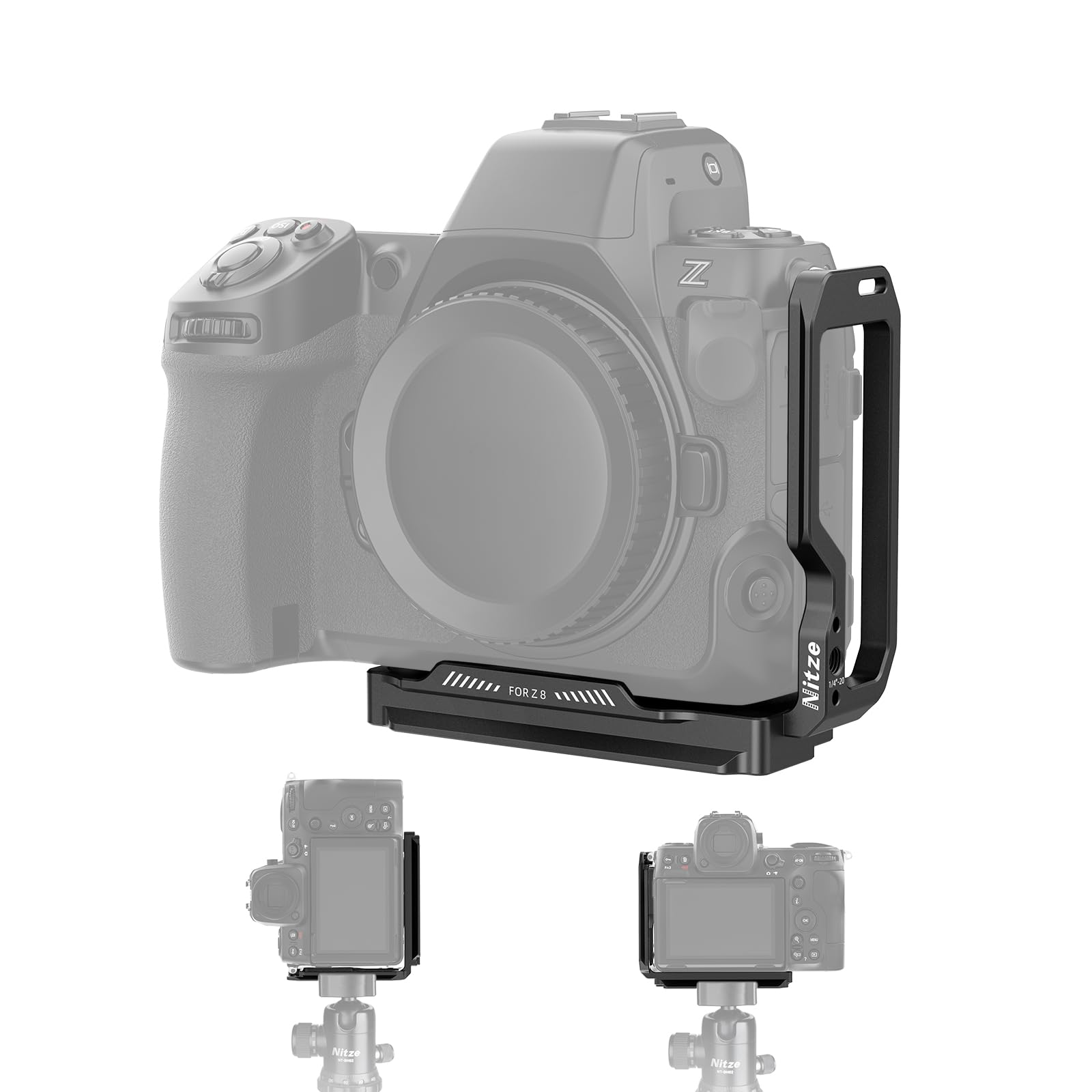 Amazon.com : Nitze Z8 L Bracket for Nikon Z 8 Camera with Arca