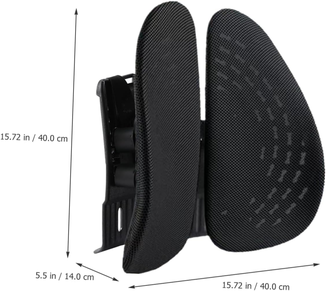 Ciieeo Ergonomic Lumbar Support Pillow for Car and Office Chair Adjustable Back Cushion Soft Texture for Comfortable Driving and Hours at Desk