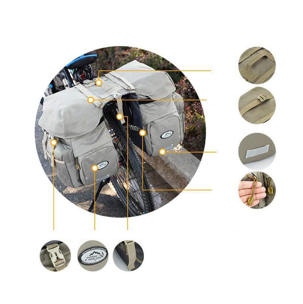 Borse Da Bicicletta Radgeist 50L - 100% Impermeabili, Doppia Borsa Portapacchi Con Riflettori - 2