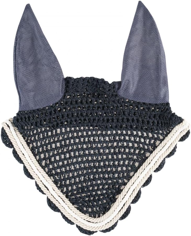 HORZE Windsor Ear Net - Peacoat Dark Blue - Pony