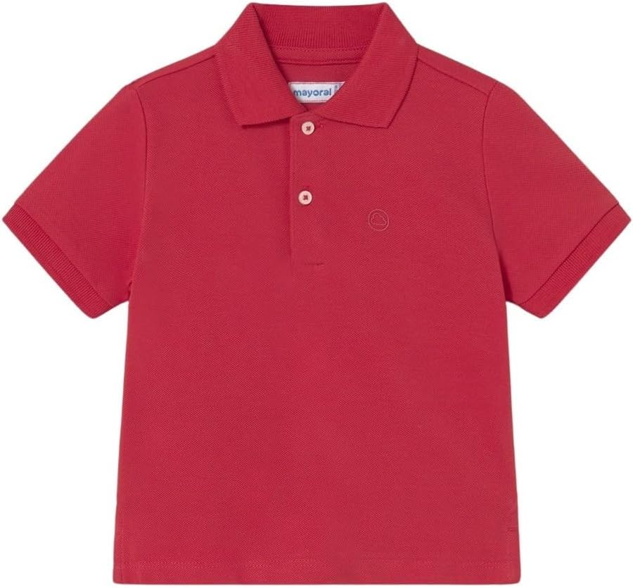 Mayoral Basic s/s Polo for Baby-Boys Tomato