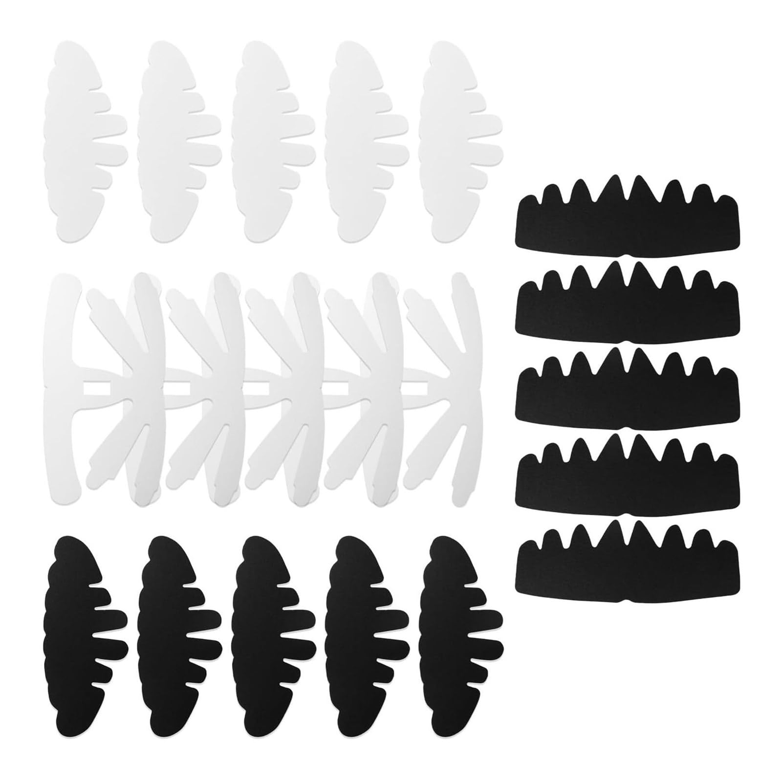 NEWFT 20PCS Baseball Hat Inserts Breathable Polyester Hat Liner Baseball Cap Shapers for Travel and Daily Storage Shaping Inserts