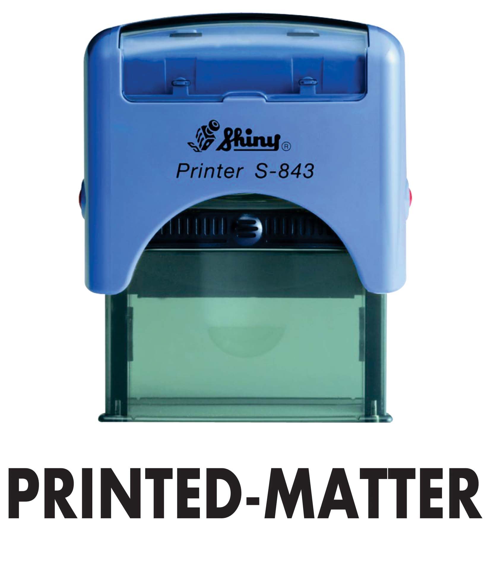 Printed-Matter Self-Inking Rubber Stamp – Reliable, Fast, and Professional Tool to Enhance Office and Retail Efficiency