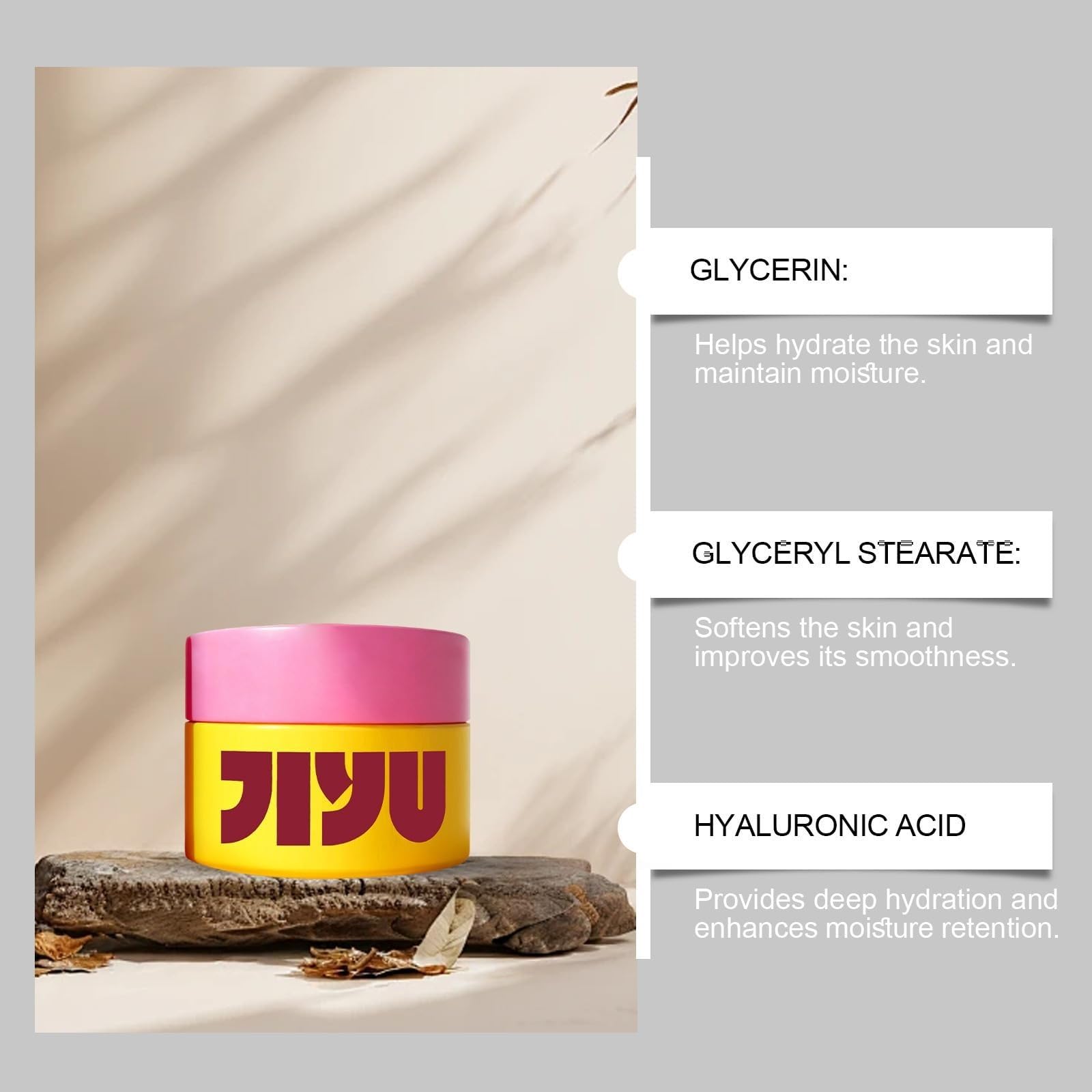 Jiyu Original Anti-Aging Moisturizing Cream for Face, Wrinkle