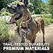 Embark Adventure Dog Harness, Reflective Trim No Pull Dog Harness Medium Sized Dogs - Military Grade Nylon, Front Clip with Gel Lined Handle.