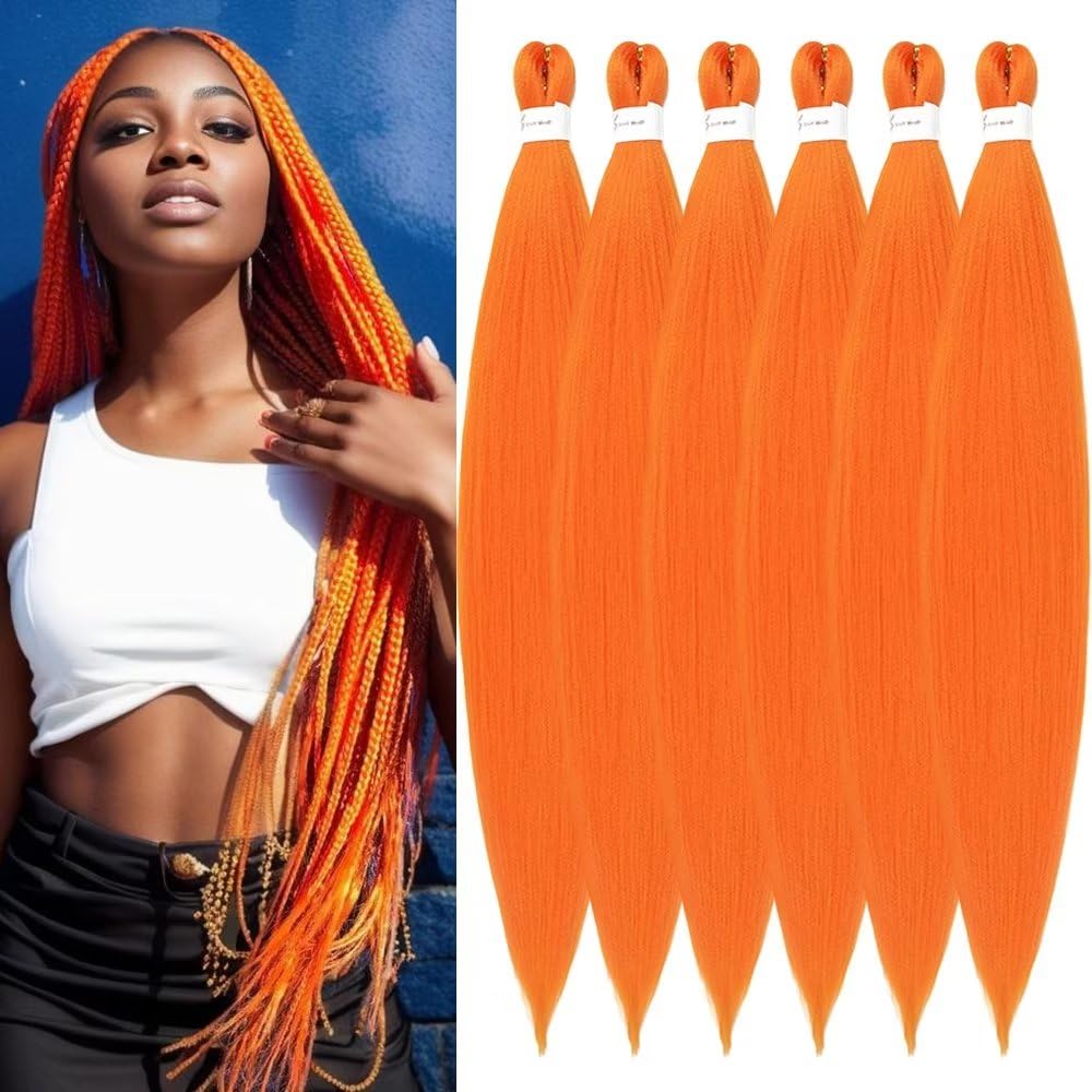 YDDM Capelli Per Treccine Africane Rosa Extension Treccine Texture Yaki Easy Install per Principianti 20 Pollici 3 Pezzi Capelli Leggeri e Naturali per Box Braids, Twist e Crochet — view 85