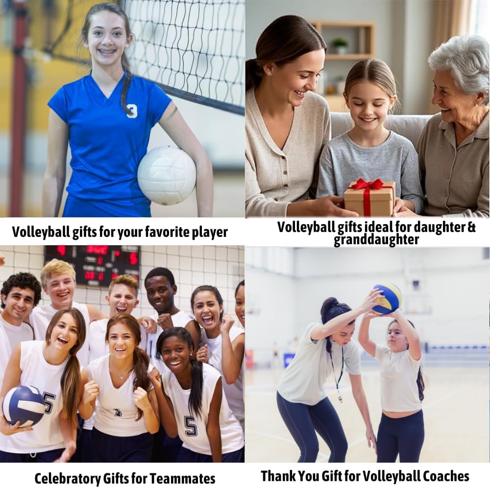 Personalized Love Volleyball Necklace with Birthstone and Initial Charm, Gifts for Players and Girls Volleyball Accessories, Gift For Players and Teams - Image 9