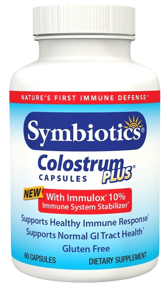 Symbiotics Colostrum Plus with Bio-Lipic, 60 Caps (Pack of 1)