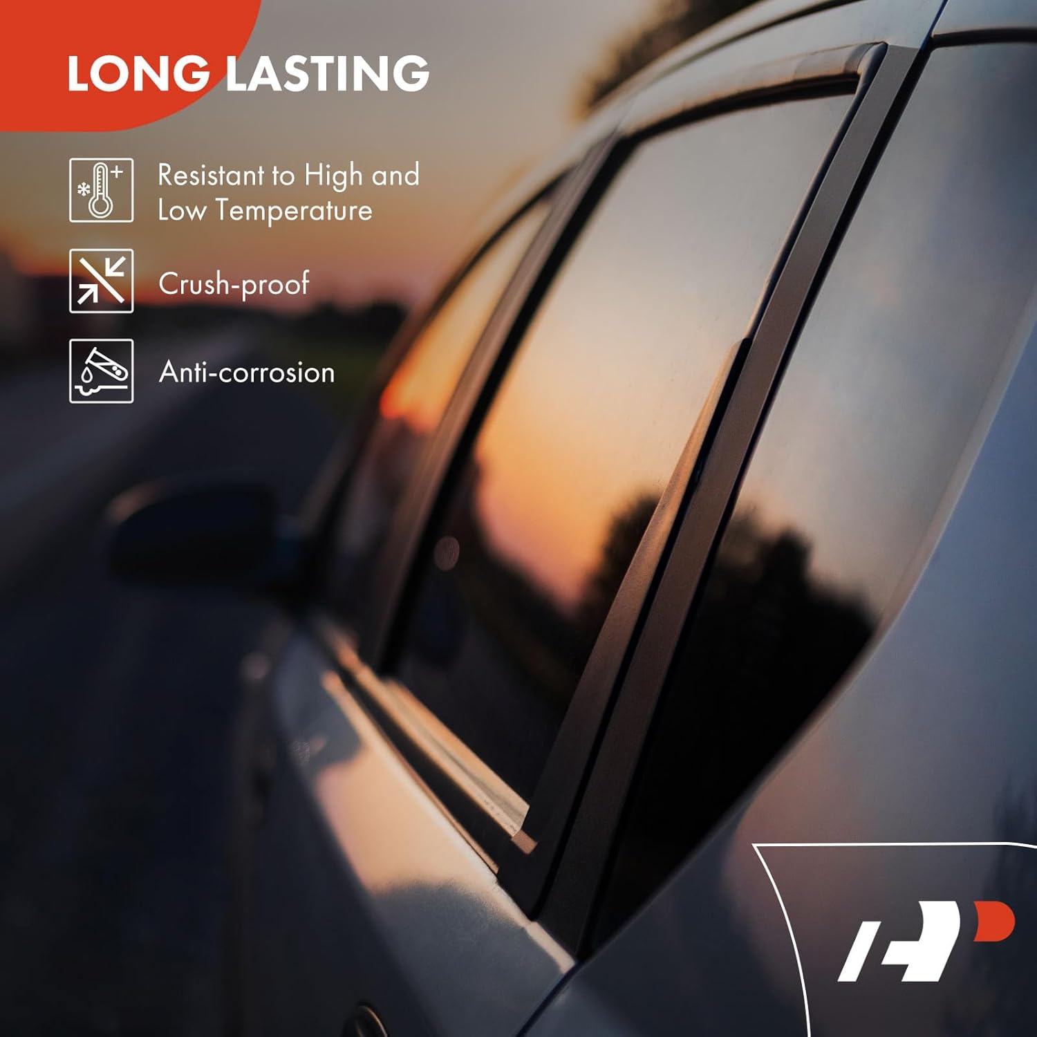 A-Premium 2PCS Left & Right Car Door Weather Stripping Seal Strips Compatible with Pontiac Grand Prix 1981-1987 & Chevrolet Monte Carlo 1978-1988