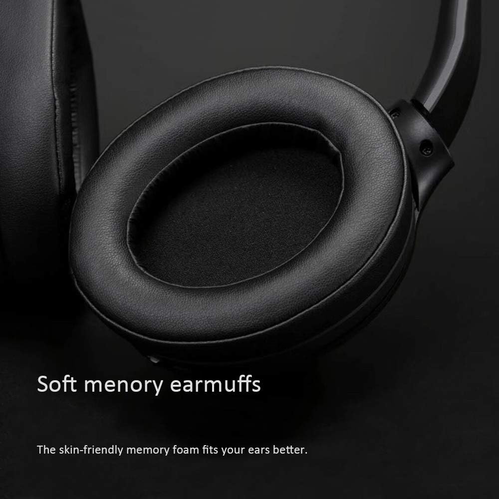 Get Discount 70% Price Active Noise Cancelling Headphones BT30NC,Bluetooth Headphones with Deep Bass, Wireless Headphones Over Ear, Comfortable Protein Earpads, 25Hours Playtime for Travel/Work