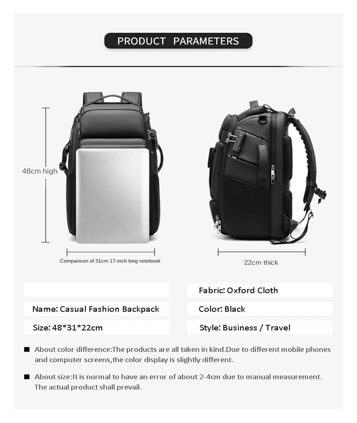 Borse per fotocamera multifunzionali, zaino per fotocamera impermeabile di grande capacità, per obiettivi reflex per Ca&no&n, treppiede, zaini