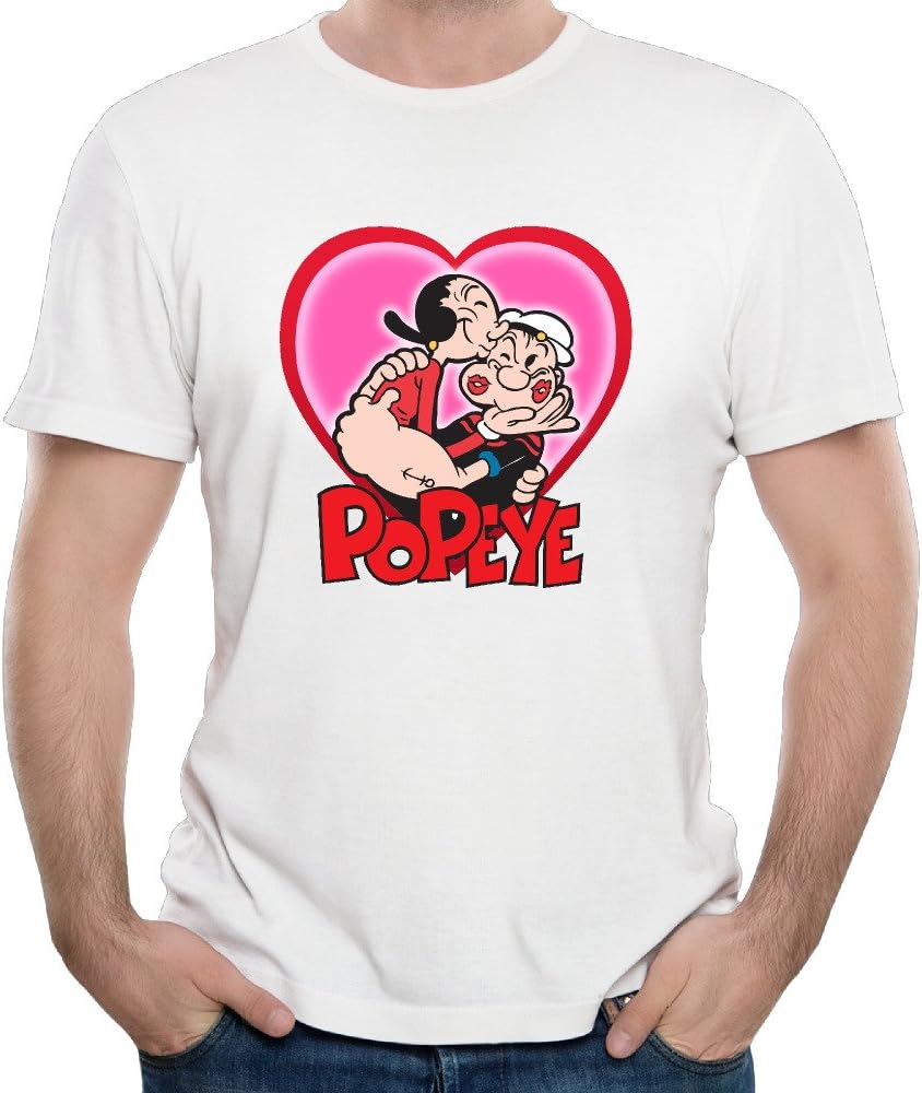 Men's Popeye The Sailor Betty Boop Print Shirts