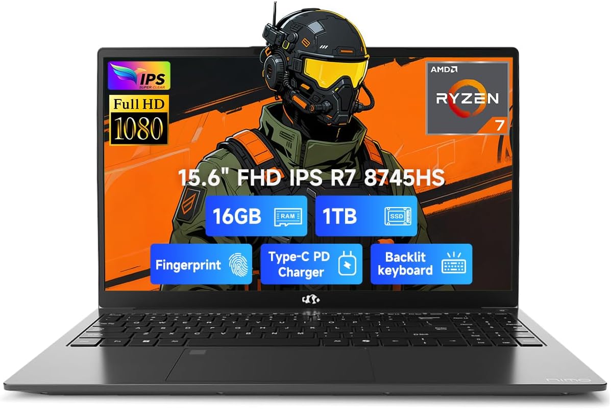 NIMO 15.6 inch FHD Laptop