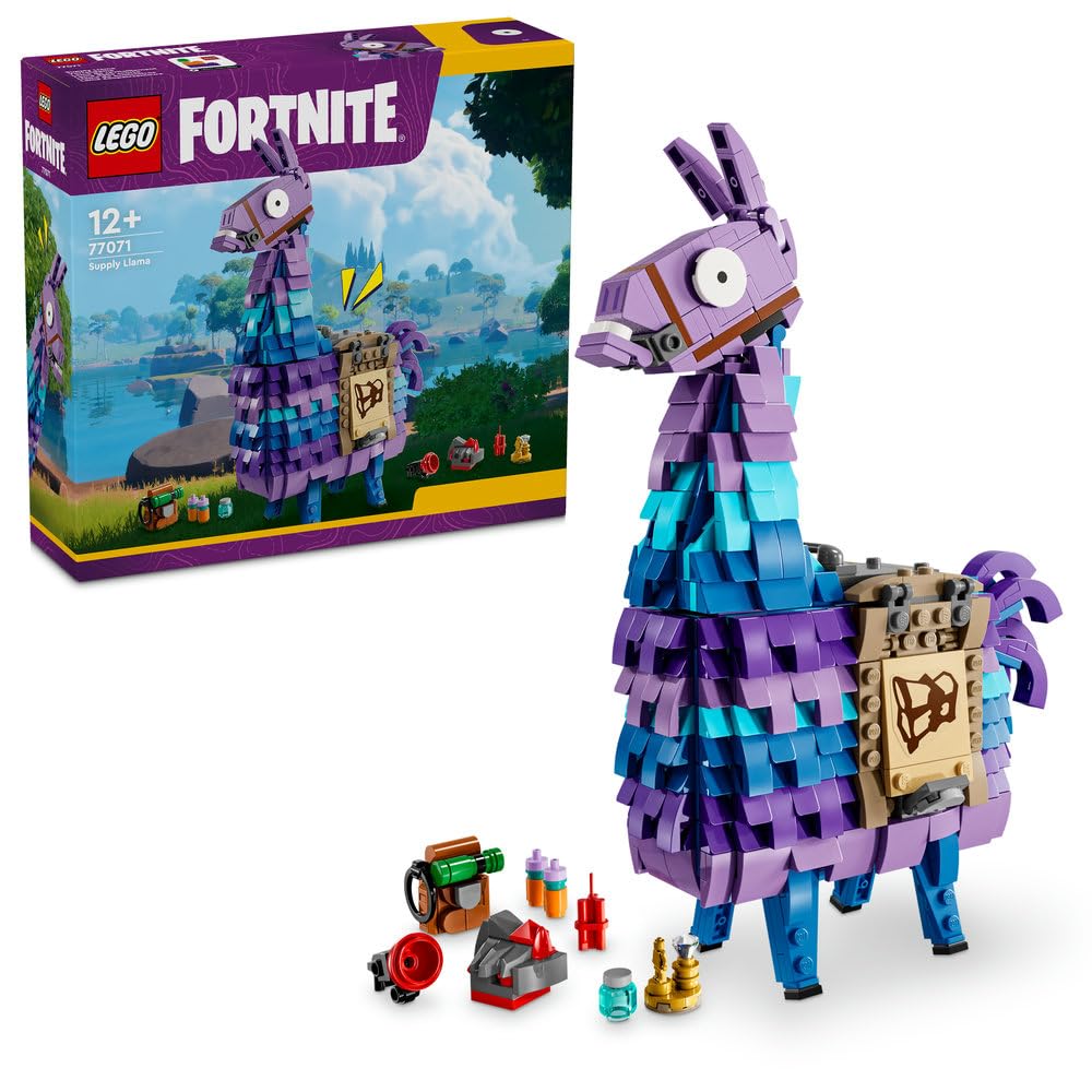 LEGO Fortnite Supply Llama, Video Game Character Toy for Boys & Girls, Building Set Makes a Great Kids' Bedroom Decoration, Collectible Birthday Gifts for Gamers 77071