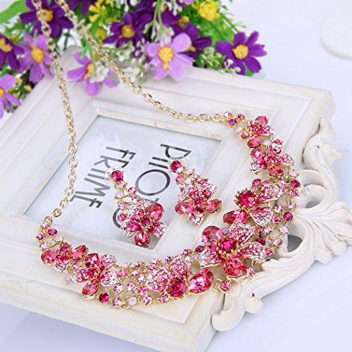 EVER FAITH Set Gioielli Donna, Austriaco Cristallo...