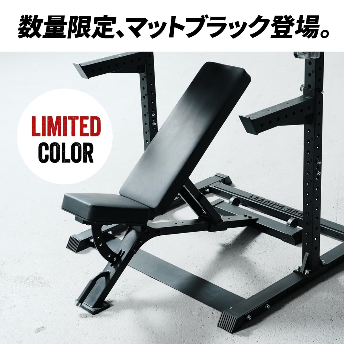 リーディングエッジ　アジャスタブルベンチ　トレーニングLE-B100R BR LEADING EDGE（リーディングエッジ） ☆15％OFFクーポン 1/1-1/5