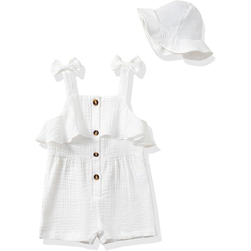 XUANHAO Baby Girl Clothes 12 18 24 Months Outfits For Girls Infant Toddler Girls' Clothing Ruffle Girls Pants Sets 6M-4T