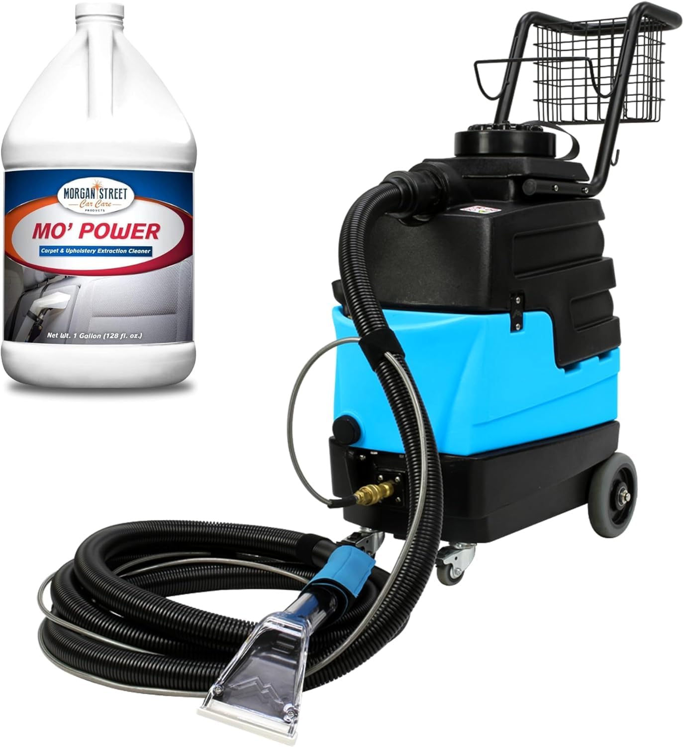 Mytee 8070 Heated Extractor with 4 Gallon Capacity + BULK Carpet Extractor Cleaner (Makes 128 Gallons) – Automotive Detailing & Upholstery Cleaning Bundle