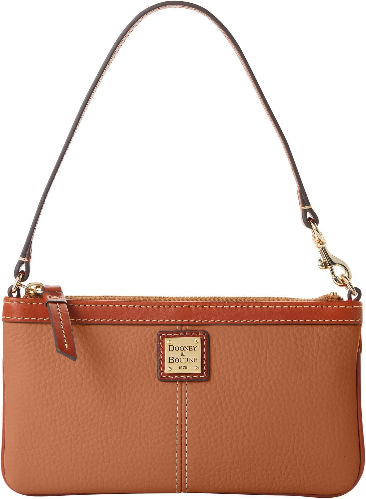 Dooney & BourkeDesigner Handbags for Women, Pebble Grain Leather Wristlet Wallet for Women
