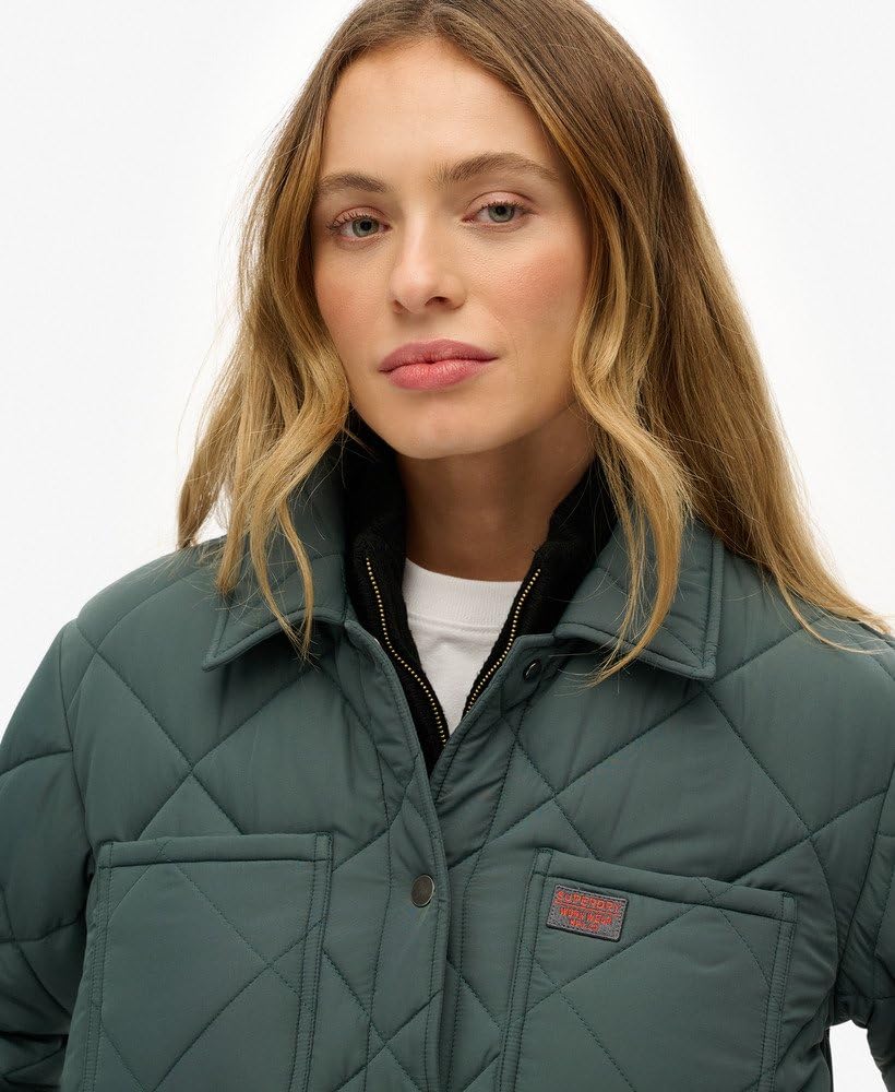Superdry Damska pikowana kurtka robocza