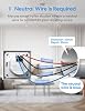 Meross Matte Smart Roller Shutter Switch WLAN 55 x 55 mm Smart Home Roller Shutter Control Blind Switch Compatible with Apple HomeKit Alexa and Google Home (Neutral Cable Required)