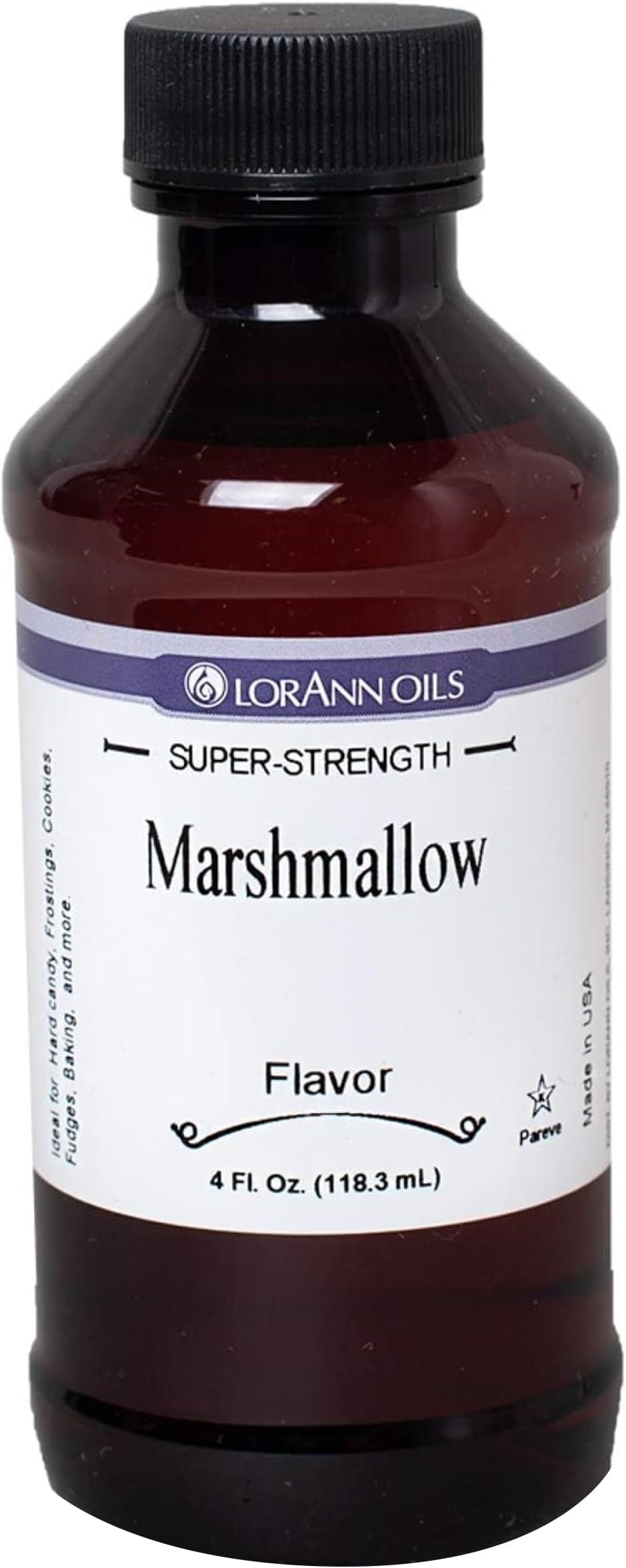 LorAnn Marshmallow SS Flavor, 4 ounce bottle