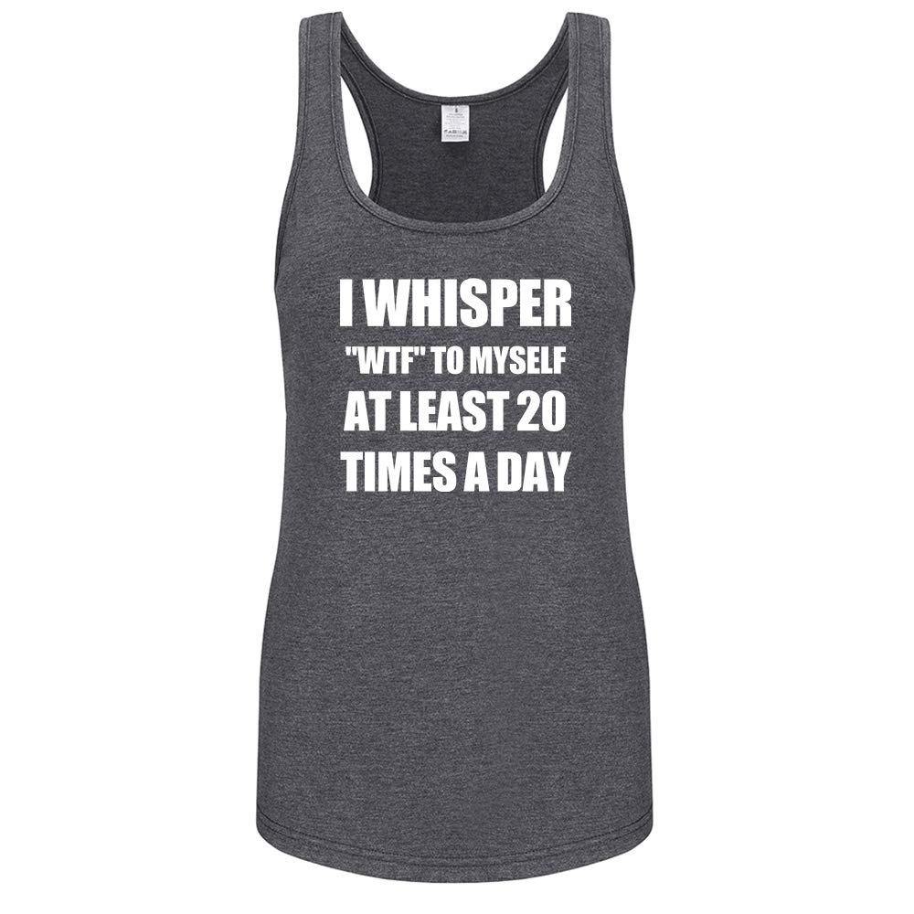 FANNOO Tank Tops for Women-Womens Funny Saying Fitness Workout Racerback Tank Tops Sleeveless Shirts